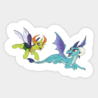 Thorax Chasing Ember Sticker